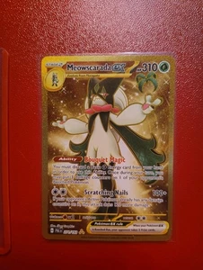 Pokemon Karte Meowscarada EX 271/193 Paldea Evolved Full Art Gold Secret Rare - Bild 1 von 6
