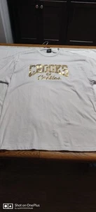 Crooks and Castles XL White and Gold Classic Logo T-Shirt - Picture 1 of 4