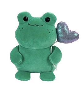 Target Bullseye’s parco giochi peluche rana verde che tiene palloncino peluche NUOVO - Foto 1 di 6