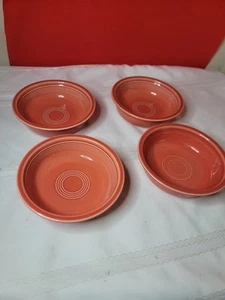 4er Set Fiestaware Fiesta HLC USA Suppe Müslischale 6 7/8" nicht mehr produziert Persimone - Bild 1 von 3