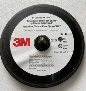 3M Auto Advanced 6" Disc Pad for Stikit Attachment 03146 - New - Picture 1 of 1