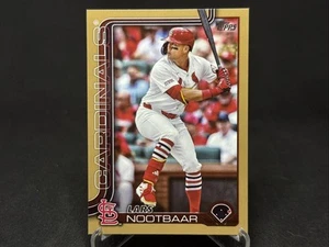 2025 Topps Series 1 Baseball Lars Nootbaar Gold Border 1640/2025 - Picture 1 of 11
