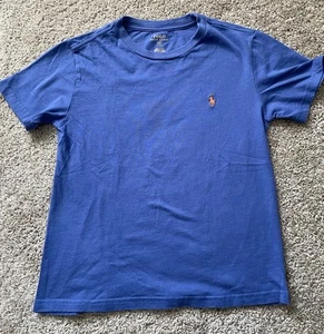 Polo Ralph Lauren Kids Blue Basic T Shirt size S - Picture 1 of 6
