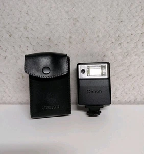 Canon Speedlite 133a Shoe Mount Flash with Case - Tested and Working! - Picture 1 of 11