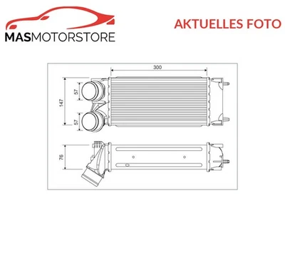 LADELUFTKÜHLER KÜHLER LADELUFT VALEO 822925 P FÜR DS DS 4 DS 4 CROSSBACK,DS 5 - Bild 1 von 4