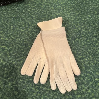 Guantes de punto vintage marfil ganchillo años 50 Foto 1 de 4