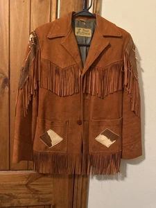 Vintage Trego's Westwear Suede Fringe Jacket - Picture 1 of 8