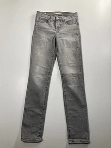 LEVI’S 312 SHAPING SLIM Jeans - W28 L32 - Grey - Good Condition - Women’s - Picture 1 of 11