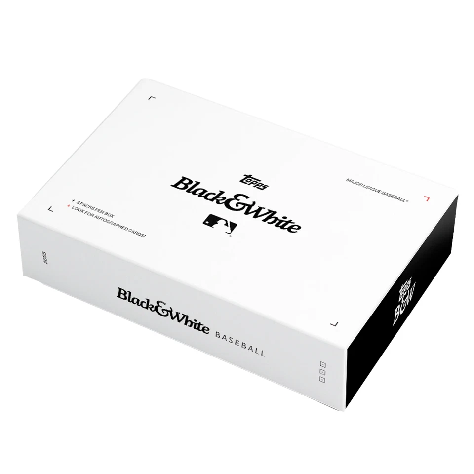 2025 Topps Black and White Baseball Mega Box Factory Sealed PRESALE - Image 1 of 1