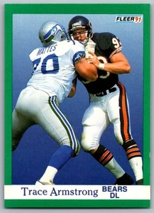 1991 Fleer Trace Armstrong Chicago Bears #213 - Picture 1 of 2