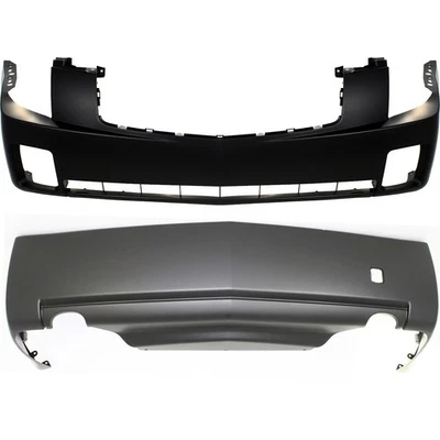 Комплект крышек переднего и заднего бампера для Cadillac CTS 3,6 л Eng 2004-2007 годов выпуска загрунтованный пластик - Изображение 1 из 4