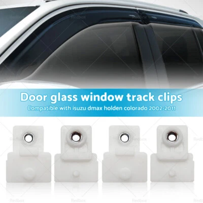 Door Window Glass Track Clip Fit Isuzu D-Max Holden Colorado Rodeo 2 Pair L + R - image 1 of 4