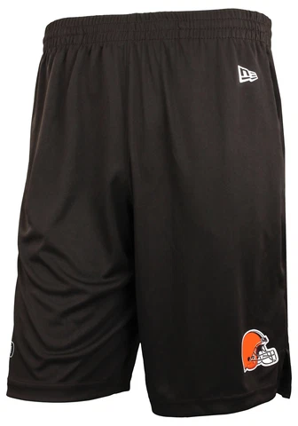 New Era Cleveland Browns NFL Men's Ground Running Performance Shorts, Brown Cover