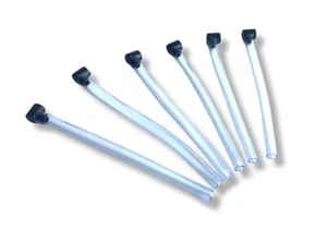 Heng Long RC Tank 1/16 Smoke Pipe 10cm for Generator Box Accessory Parts 6 pcs - Picture 1 of 2