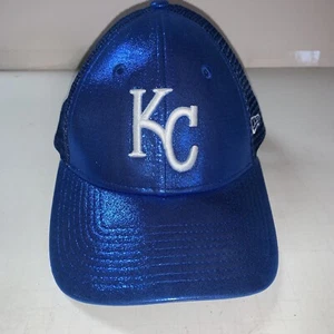 Kansas City Royals new era 9forty ball cap hat blue glitter adjustable snapback - Picture 1 of 6