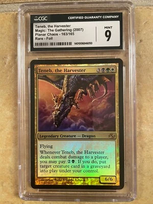 Magic: The Gathering - FOIL Teneb, the Harvester - Planar Chaos - CGC 9 Mint! - Image 1 of 2