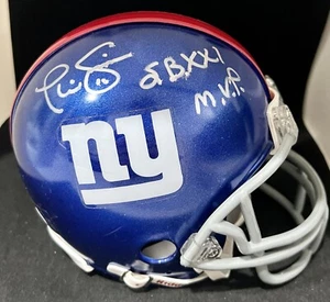 NEW YORK GIANTS PHIL SIMMS SIGNED MINI HELMET JSA COA SB MVP AUTHENTIC NFL Auto - Picture 1 of 2