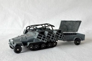 Vintage Corgi Ammunition Trailer German Hanomag Sdkfz 251/1 Rocket Launcher 907 - Bild 1 von 11