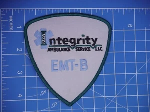 Integrity Ambulance Ohio EMT-B Emergency Medical Technician Basic Patch - Picture 1 of 2