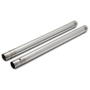 Chrome Silver 43mm Front Fork Tubes 48705-09 for Harley V-Rod Muscle VRSCF 09-17 - Picture 1 of 11