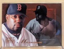1996 Select CERTIFIED RED EDITION #141 Mo Vaughn RARE PARALLEL /1800