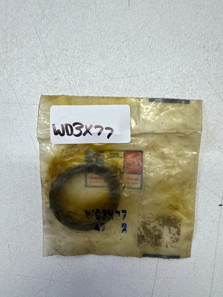 Genuine OEM General Electric WC3X77 Garbage Disposal Hopper Gasket - Black - Image 1 of 1