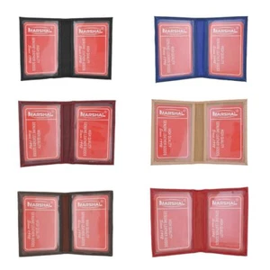 Slim Thin Leather Credit Card ID Mini Wallet Holder Bifold Driver's License... - Picture 1 of 24