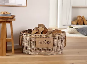 Kaminholz-Korb Holzkorb Holzlege Brennholz-Aufbewahrung Kaminholzablage /-Lager - Bild 1 von 5