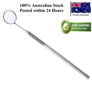 Dental Mirror STAINLESS STEEL Teeth Hygiene Dentist Mouth Examination Mirror - Picture 1 of 2