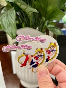 2x Sailor Moon Girl Window Wall iPad Laptop Vinyl Decals Stickers - Picture 1 of 2