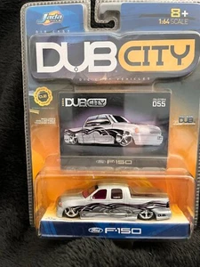 Jada Ford F-150 Pickup Truck Dub City Dettagliato Argento da Collezione 2004 490S4 - Foto 1 di 2