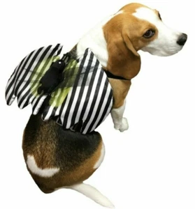 Detachable Beetle Dog Harness Halloween Costume  Black / White  Size M  NWT - Bild 1 von 4