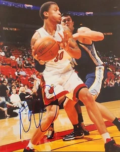 Michael Beasley Signed 8X10 Miami Heat Autograph 2nd Overall Pick NBA Draft 🏀 - Picture 1 of 1