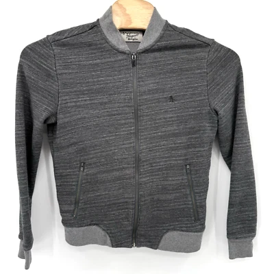 Chaqueta mediana para hombre Penguin By Munsingwear gris con cuello bolsillos con cremallera Foto 1 de 4