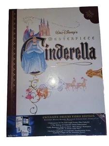 Vintage Walt Disney Cinderella Masterpiece Collection VHS, Art Box Set SEALED  - Picture 1 of 6