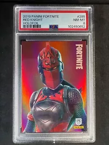 2019 Panini Fortnite Series 1 - Red Knight Holofoil PSA 8 - Picture 1 of 2