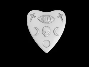 Planchette Mold, Bath Bomb Mold, Soap Mold, Chocolate Mold, Craft Mold - Picture 1 of 8