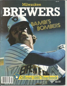 MILWAUKEE BREWERS "BAMBI'S BOMBERS" 1980 OFFICIAL YEARBOOK - 2 BOB UECKER PICTURES - Bild 1 von 3