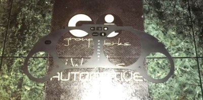 93-97 OEM Honda Civic Del Sol EG dash gauge cluster trim cover dial plate AT NCV - Image 1 of 4