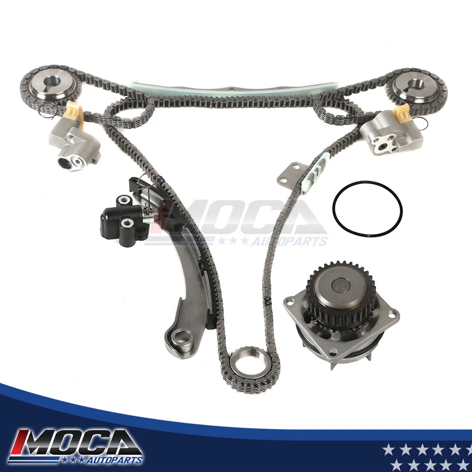 Timing Chain Kit Water Pump for 03-09 Nissan Maxima Quest Altima 3.5L DOHC - Image 1 of 4
