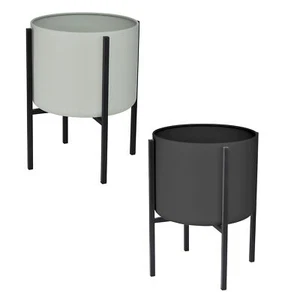 Estante grande de metal para plantas de interior con soporte para plantas de hierro antioxidante estante para flores de jardín - Imagen 1 de 11
