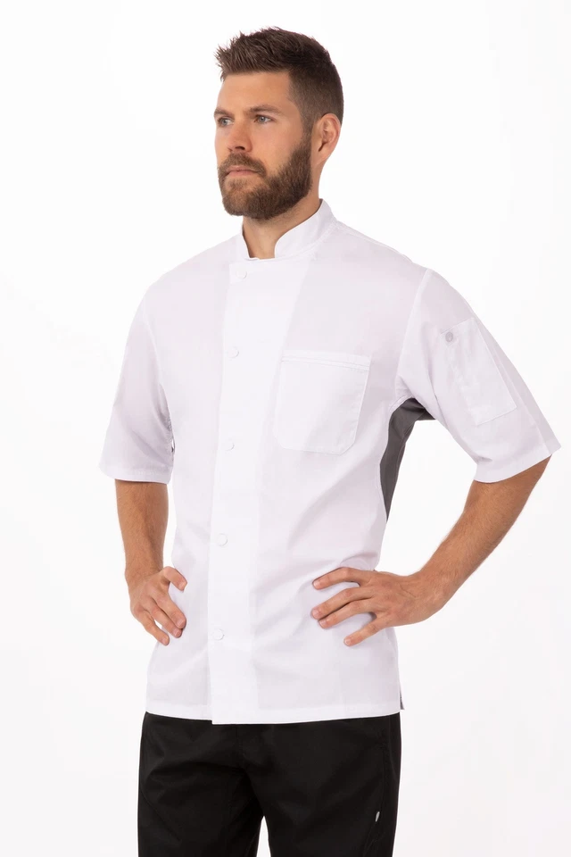Chef Works Mens Valais V-Series Chef Coat (VSSS) - Image 1 of 1