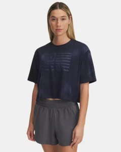 NWT UNDER ARMOUR WOMEN'S UA FREEDOM CROP TOP.SMALL.BRAND NEW FOR 2025. - Picture 1 of 3