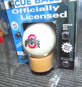 Frenzy Sports Collegiate Ohio State Officially Licensed Cue Ball With Stand NEW - Picture 1 of 3