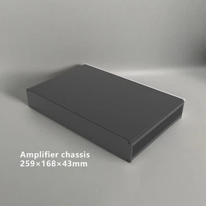 Aluminium Verstärker Chassis DAC Cabinet Gehäuse DIY Case Box 259×168×43mm1d - Bild 1 von 15
