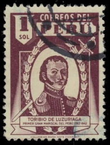 PERU 415 - Torbia de Luzuriaga "1945 Columbian Bank Note" (pa33187) - Picture 1 of 1