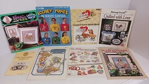 8 Assorted Cross Stitch Patterns - Leisure Arts, Stoney Creek, & More FREE SHIP - Picture 1 of 1