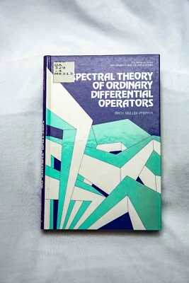Spectral Theory of Ordinary Differential Operators by Erich Muller-Pfeiffer- - Image 1 of 3