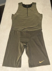 Nike Pro Elite Speed Suit Men’s Size 2XL Track & Field Black Gold CW2567-077 - Picture 1 of 14
