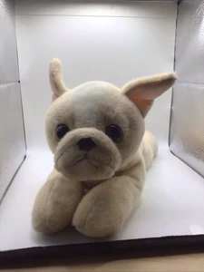 Peluche Aurora 12" Bulldog Francese Beige Sdraiato 2019 - Foto 1 di 11
